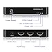 HDMI Splitter, GRDE 1x2 4K Ultra HD 1080P HDMI Input Splitter 1 In 2 Out Amplifier Adapter for HDTV, PC, Xbo, PS4 and Nintendo Switch