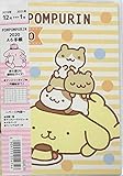 Sanrio Pompom Purin Japanese Schedule Calender Planner Notebook A6 Size 2020' 12month with Clear Cover
