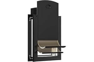 [Classicmacher] Heavy Duty Dog Door with Double Sliding Lock Panel, Aluminum Large Doggie Door for Exterior Door, Magnetic Double Flaps Dog Door for L arge and Medium Dog Up to 100 Lbs (Large,Black)