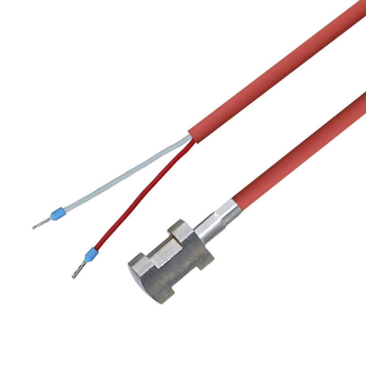 iOVEO 004AL02203 - PT1000 - tube fitted probe, pipe sensor, with silicone cable including mounting up to 200°C, 3 meters