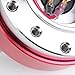 RED Quick Release for 6 Holes Racing Steering Wheel Hub Adapter Snap Off Boss Kit