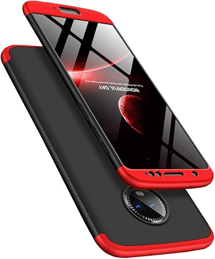 Amazon モトローラ Moto G6ケース Motog6 Motog 6 電話カバー G6ケース Mot G 保護 5 7インチ ブラック レッド と互換性があります ケース カバー 通販