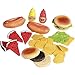 Constructive Playthings 981 Bar-B-Que Play Food for Kids, 34 Piece Complete Set
