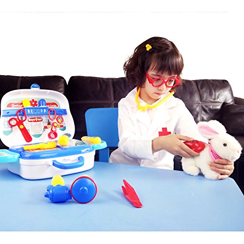 image for Zebrum Medical Toy Kit, Pretend Doctor & Nurse Medical Box Play-set fo