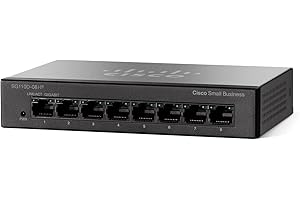 CISCO DESIGNED SG110D-08HP Desktop Switch with 8 Gigabit Ethernet (GbE) Ports Plus 32W PoE, Limited Lifetime Protection (SG11