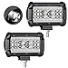 AKD Part LED Pods 2pcs 5 inch LED Light Bar Spot Flood Combo Beam OSRAM LED Work Light Fog Light Off Road Lighting Waterproof Super Bright LED Driving Lights for Motorcycle Truck Boat
