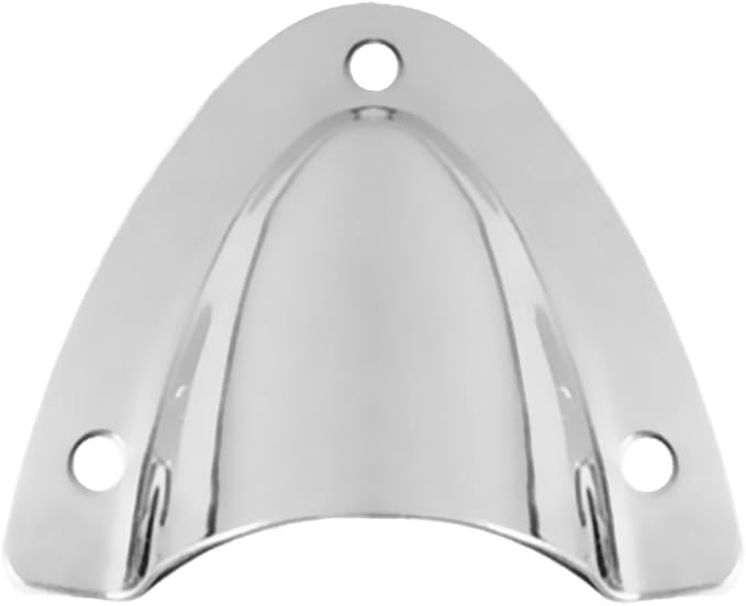 Heavy Duty Marine Grade Stainless Steel Large Clamshell Vent/Wire Cover for Boats, Vents & Deck