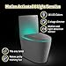 Toilet Night Light - Advanced 16 Color Motion Sensor LED Toilet Bowl Lighted Motion Activated Toilet Color Lights Motion Detection Smart Home Device for Bathroom Lights Internal Memory 5 Stage Dimmer