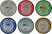 Fishin' Chips - Saltwater - Premium Quality Poker Chip and Playing Card Set