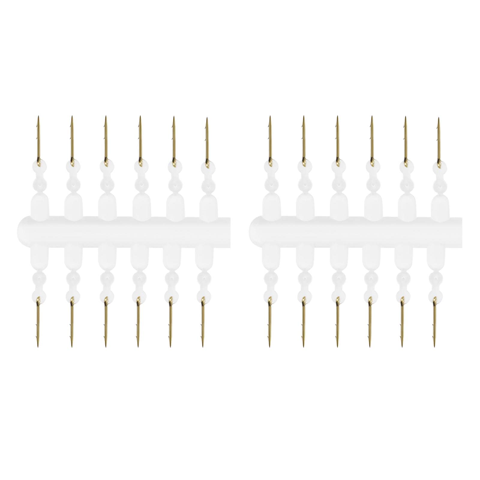 OTOTEC 24PCS Carp Bait Spike with Barbs and Silicone Corn Ronnie Hair Rig Carp Feeder Tackle for Worm Corn Baits Carp Fishing Tool Accessories 10mm