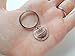 2010 Penny Keychain With Heart Around Year; Engraved Couples Keychain, 14 Year Anniversary