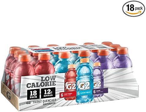 Gatorade G2 Thirst Quencher Low Calorie Variety Pack, 12 Ounce Bottles (Pack of 18) (4)