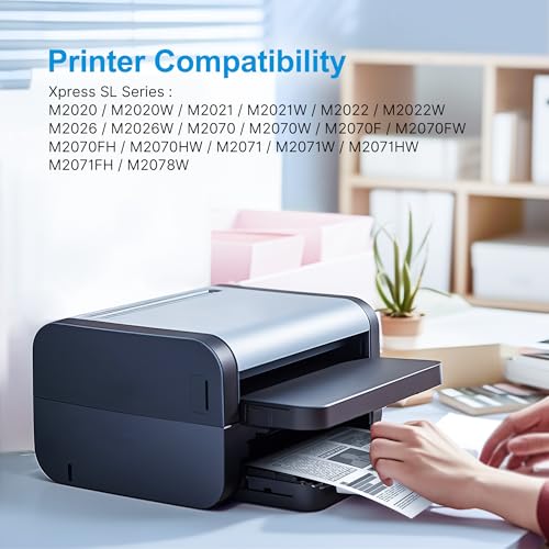 Uniwork MLT-D111S Compatible for Samsung MLT-D111L D111S Toner for Xpress SL M2026W M2070 M2070W M2070FW M2026 M2020 M2020W M2022 M2022W M2070F M2078W M2021M2021W M2078W (Black, 2-Pack)