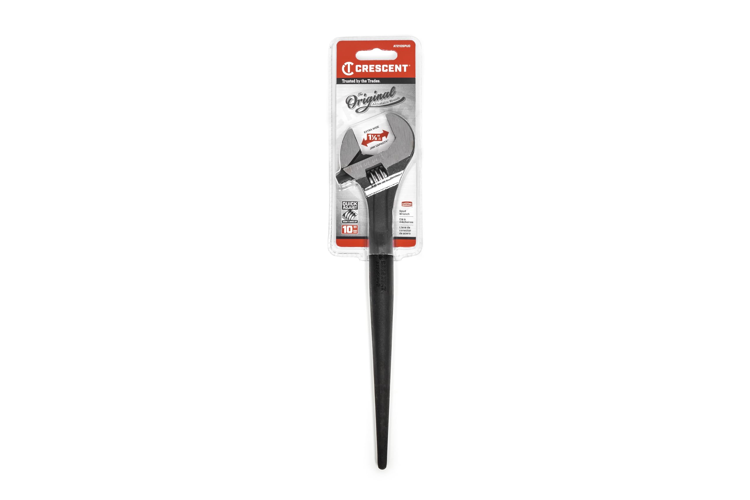 Photo 1 of Crescent 10" Adjustable Black Oxide Construction Wrench - AT210SPUD