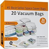 Home-Complete Vacuum Storage Bags - 20 Space Saver Bags