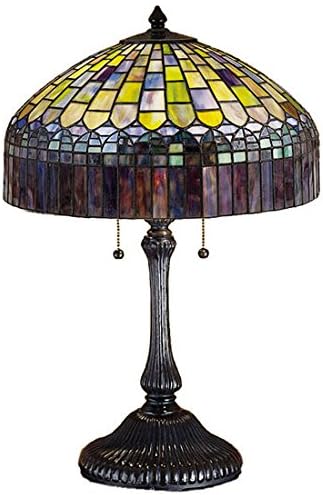 Tiffany Style Stained Glass Candice Table Lamp