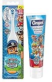 Arm and Hammer Spinbrush Paw Patrol Powered Toothbrush Orajel Paw Patrol Anticavity Fluoride Toothpaste 4.2 Ounce (Chase)