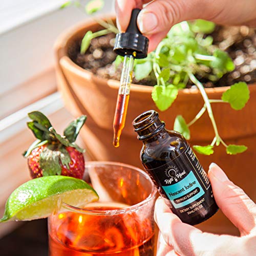 Nascent Iodine Supplement Drops Organic Natural Thyroid Support