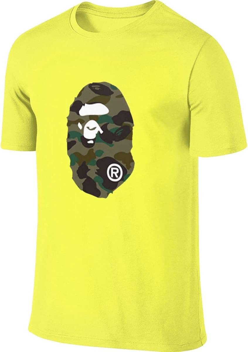 Men's T-Shirts Bape by Bathing Ape Novelty Shirt Cotton Tee
