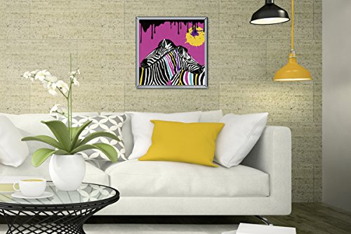 Ravensburger Malen nach Zahlen 29018 - Zebras, 30 x 30 cm – Bild 3