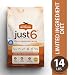 Rachael Ray Nutrish Just 6 Natural Premium Dry Dog Food, Limited Ingredient Diet Lamb Meal & Brown Rice Recipe, 14 Lbs