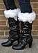 Funky Junque's Fur Trim Boot Cuff