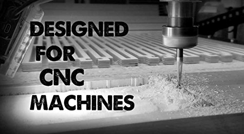 Amana Tool CNC Router Bits - ZrN Coated Flat Bottom Carving Bits For 2D/3D Profiling