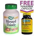 Nature's Way Blessed Thistle (390mg) 100 Capsules + FREE Fenugreek (610mg) 100 Capsules