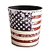 Independence Day Decorative Waste Bin - Vintage American Flag Design Waste Paper Basket for Bedroom, Kitchen,Bathroom, office or studio trash Can Garbage Wastebasket Rubbish Bin (American Flag)