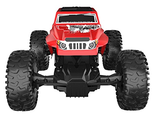danchee Trail Hunter 1/12 Scale Remote Control Rock Crawler Off Road Truck Toy, Red