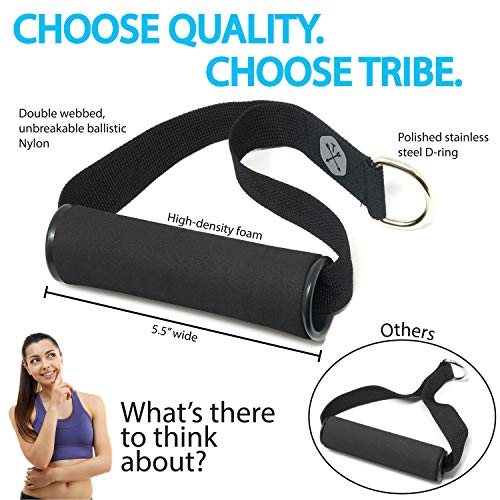 TRIBE Resistance Bands Set and Weights for Exercises I Exercise Bands