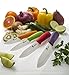 ON SALE Chef Made Easy Ceramic Knife Set 9 Piece - Kitchen Knives with Case (Knife Sheaths) - Add to Collection of Cutlery Kitchen Utensils - Use As Bread, Vegetable and Chef Knife - (Multi-Color Set)