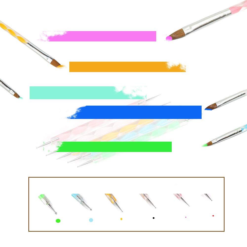Mandala Dotting Tools Nail Art Dot Tool for Painting Rocks Dotting Pen and Paint Brushes Kit