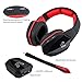 Wireless Optical Stereo Gaming Headset Over ear Comfortable Headphones for PS4 PS3 Xbox 1 Xbox 360 PC Computer with Detachable Microphone(Connect with XBOX ONE via Microsoft adaptor or Kinect）thumb 4