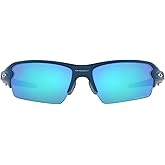 Oakley mens Oo9271 Flak 2.0 Low Bridge Fit Rectangular Sunglasses