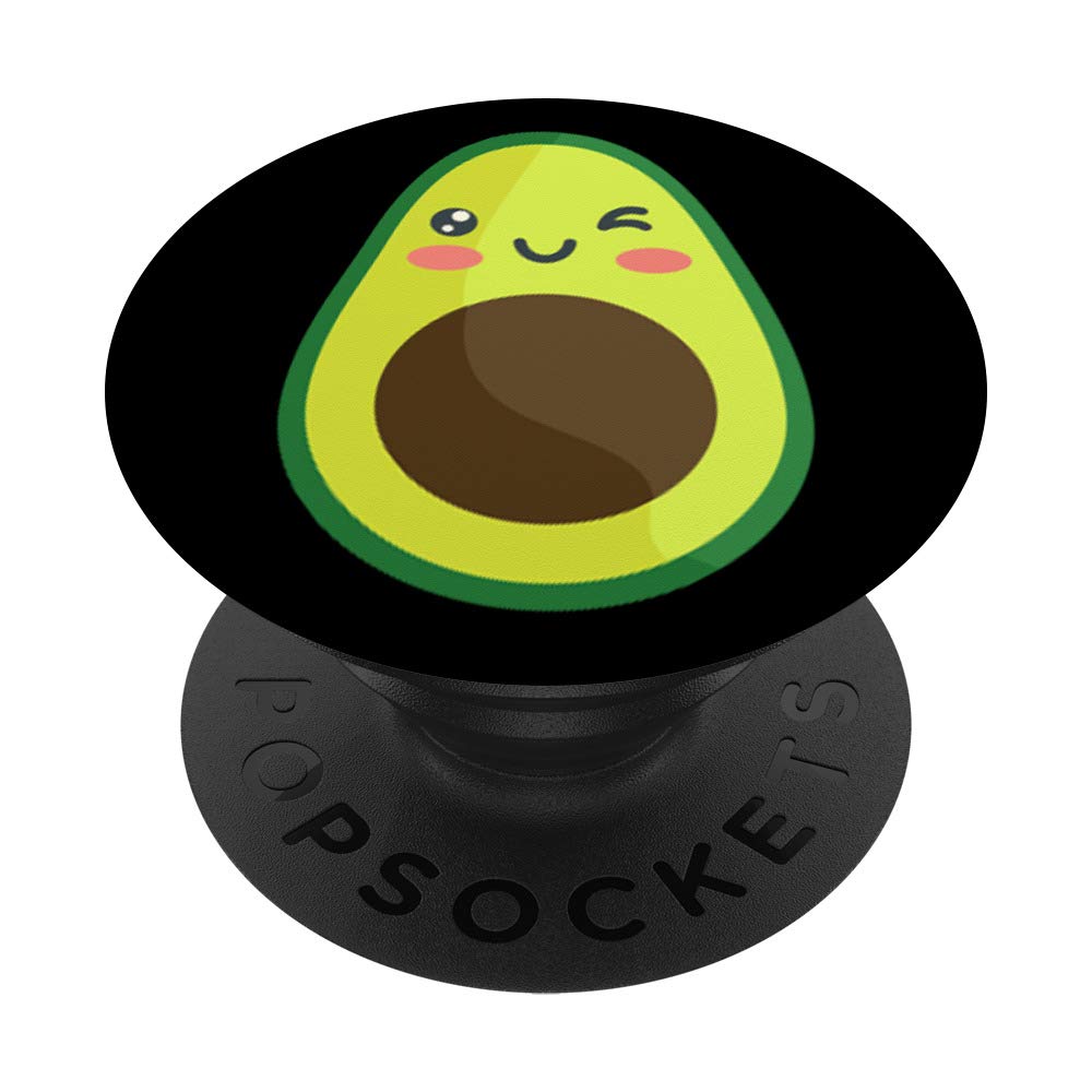 Avocado Kawaii PopSockets Swappable PopGrip