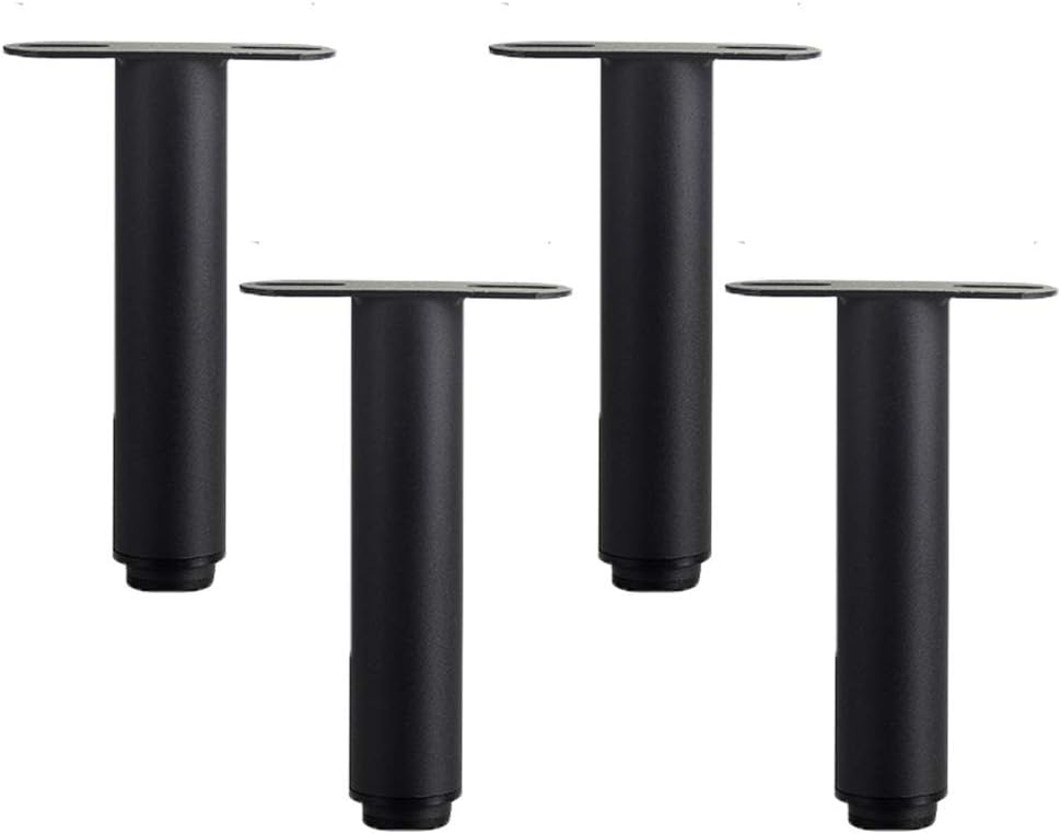 4 Furniture Feet Adjustable Threaded Bed Frame TShaped Telescopic