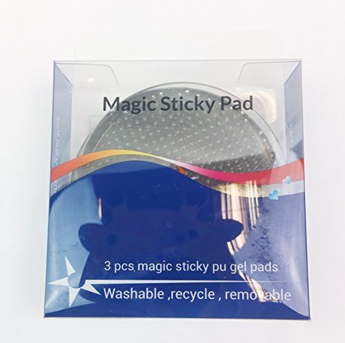 -MEJC- magic sticky mounting anti slip dash gel pad board extra strength (3 Packs)