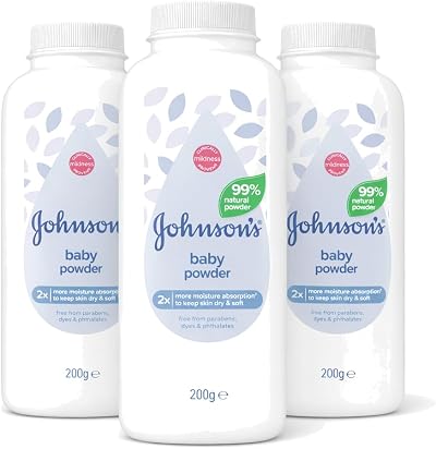Johnson's Baby Powder 600g Multipack 3 x 200g Mild & Gentle