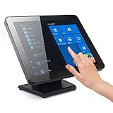 17-Inch Capacitive LED Backlit Multi-Touch Monitor, True Flat Seamless Design Touchscreen, VGA and HDMI Input, for Office, Re