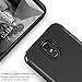TJS LG Stylo 3 / LG Stylo 3 Plus Case, Dual Layer Hybrid Shockproof Drop Protection Impact Rugged Case Armor Cover (Black)