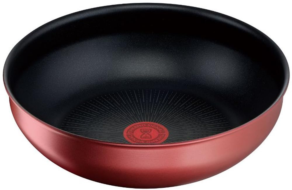 ティファール 取っ手のとれる 炒め鍋 26cm 深型 中華鍋 IH ガス火対応 PFOAなどの有害物質不使用 「インジニオ･ネオ IHルージュ･アンリミテッド ウォックパン」 こびりつきにくさ長持ち レッド L38377商品画像