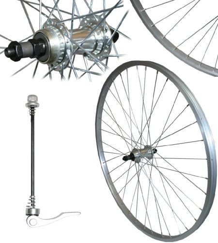 Quando 700c Alloy Q/R Hybrid Bike REAR Wheel 36 Hole Screw On Hub for Shimano Freewheels Bike part