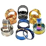 Longbeauty Pair Rosegold Stainless Steel Screw Ear Gauges Flesh Tunnels Plugs Stretchers Expander