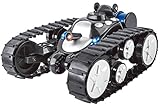 7TECH RC Tank battle Stunt Car, Remote Control Tank with LED Lights Music Transformation 360°Flip Black