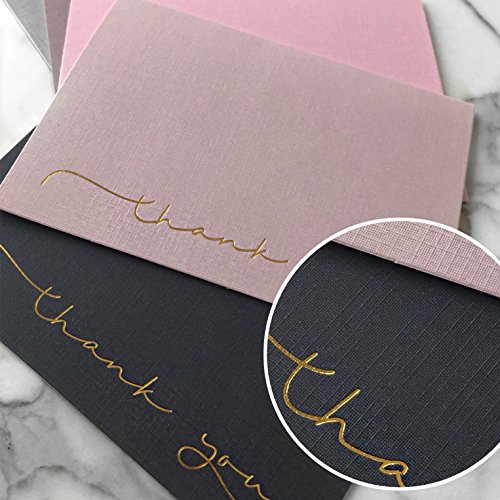 Bulk Thank You Cards with Envelopes & Matching Seal Stickers, Boxed Set of 20 Blank Note Cards (5 Colors, 4 of Each) for Appreciation, Wedding and Bridal & Baby Shower