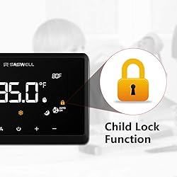 SASWELL T29UTW-7 Touchscreen 7-Day Programmable