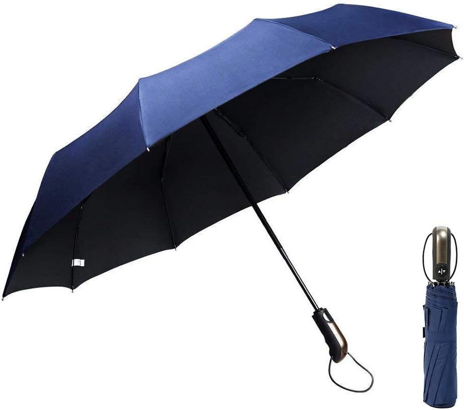 DOFOWOT Mini Ombrello Da Viaggio Pieghevole Antivento, 8 Stecche, 96,5 Cm Di Apertura, Ultraleggero 283g, Protezione UV, Colore Viola - 6