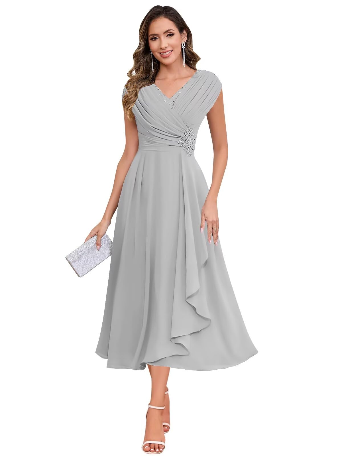 BOLENSYE Modest Grandmother of The Bride Dresses