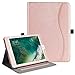 Fintie Case for iPad 9.7 Inch 2017 / iPad Air 2 / iPad Air - [Corner Protection] Multi-Angle Viewing Folio Stand Cover w/Pocket, Auto Wake/Sleep for iPad 2017, iPad Air 1 2 (Glitter Pink)